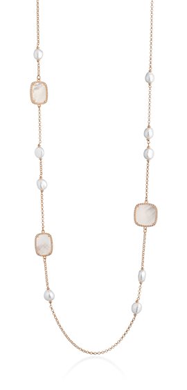 Necklace Lelune Woman LELUNE GLAMOUR in Silver LGNK756.1 - LGNK756.1